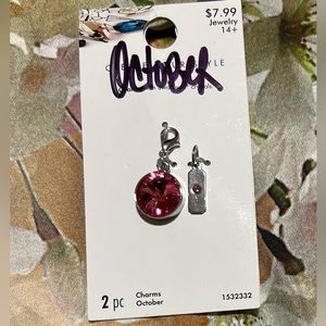 Swarovski Birthstone Double Charms (read description)
